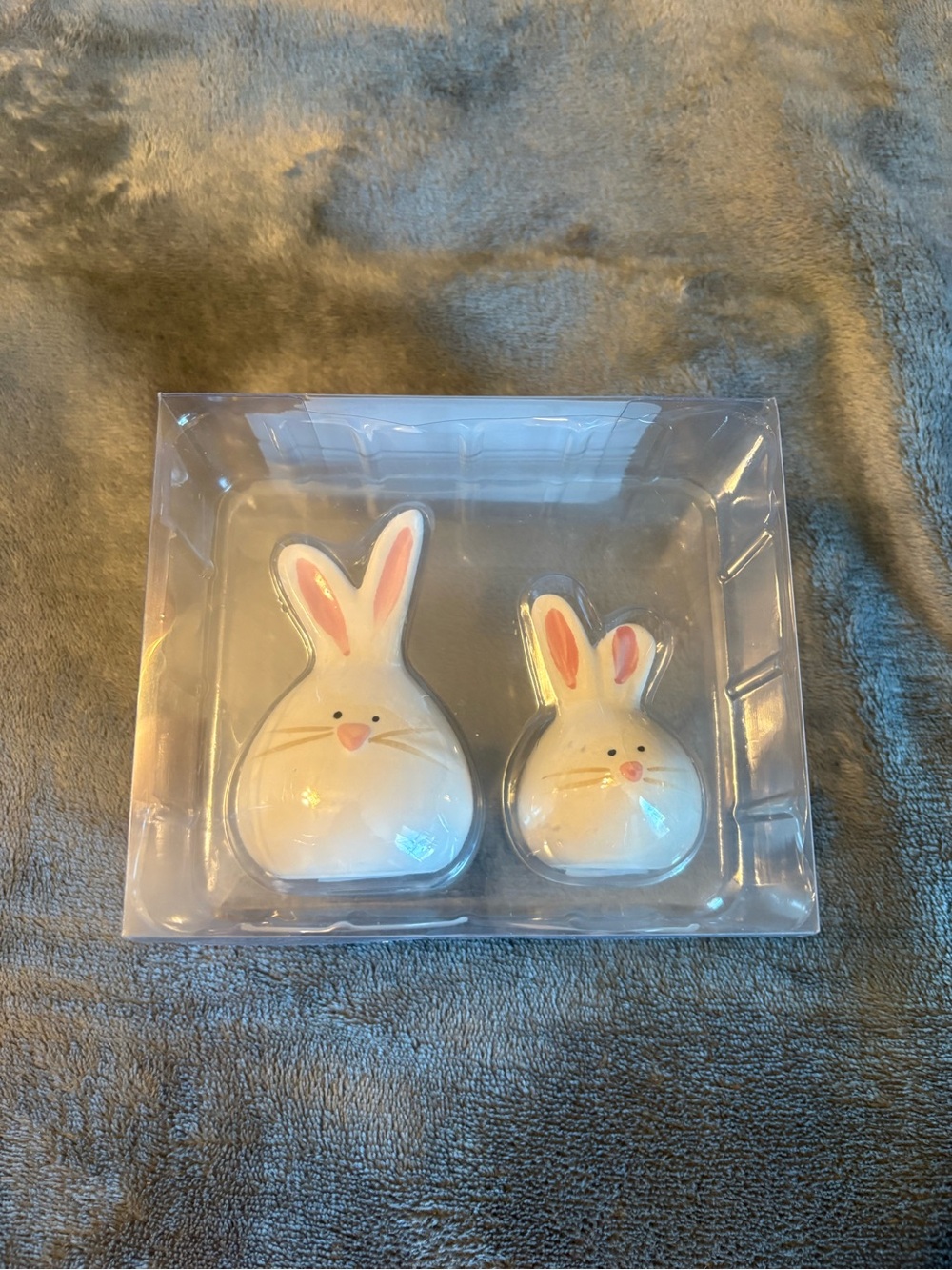 White Bunny Ceramic Salt & Pepper Shaker Set